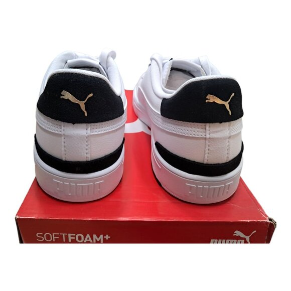 New Puma Men's Serve Pro Casual Shoes - White/Gold/Black - Size: 12 US (30 CM) - Picture 7 of 15